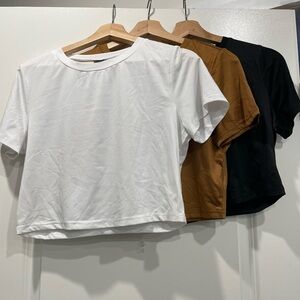 3pk Shein Crop Shirt (polyester)
